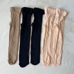 Set of 5 new tights 2-4y